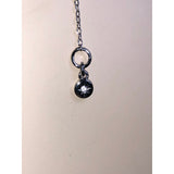 CHLOE + ISABEL pavé baguette crystal bar necklace - N068