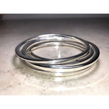 CHLOE & ISABEL Set of Polished Silver-Tone Stacking Bangles Chloe & Isabel -B015