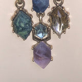 CHLOE + ISABEL midnight mosaic geo statement necklace - N177