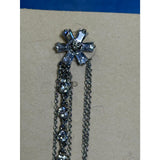 CHLOE + ISABEL silver pavé baguette cluster - E562CLRH