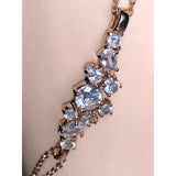 CHLOE + ISABEL Rose Gold Crystal Chain Bracelet - B026