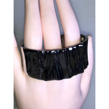 CHLOE + ISABEL Sculpted Silver-Tone Wide Cuff Bracelet - B095