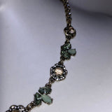 CHLOE + ISABEL garden glow vintage floral collar necklace - N070