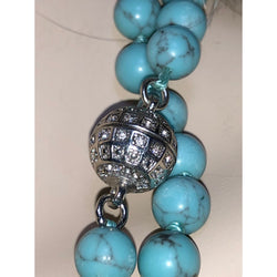 Chloe + Isabel Long Beaded Turquoise Necklace - N007