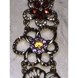 CHLOE + ISABEL Gold & Rhinestone Flower Bracelet - B025