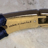 CHLOE & ISABEL AIZOME HINGED CUFF-B099