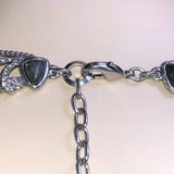 CHLOE + ISABEL enchanted obsidian filigree collar - N180