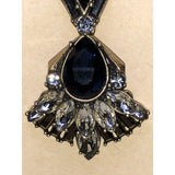 CHLOE + ISABEL midnight crystal statement drop earrings - E314