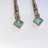 CHLOE + ISABEL geometric turquoise lariat statement necklace - N089