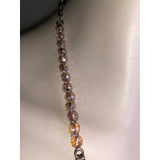 CHLOE + ISABEL crystal lotus tassel statement necklace - N129