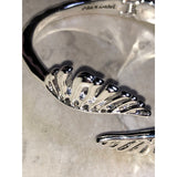 Chloe + Isabel Silver Fern Open Cuff Bracelet - B093