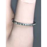 CHLOE + ISABEL baguette & stone stackable duo rings-R005