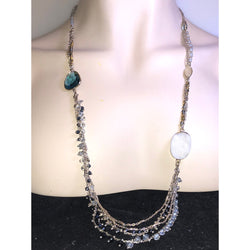 CHLOE + ISABEL nightfall cascade multi-stone necklace - N120