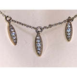 CHLOE + ISABEL pave two-row necklace - N184