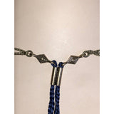 CHLOE + ISABEL art deco pink stone fan statement necklace - N098