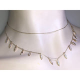 CHLOE + ISABEL pave two-row necklace - N184