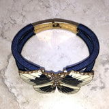 CHLOE & ISABEL AIZOME HINGED CUFF-B099