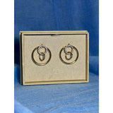 CHLOE + ISABEL crystal circle stud earrings - E515CLSG