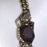 CHLOE + ISABEL mixed gemstone geo statement necklace - N176