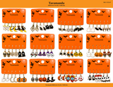 Wholesale Halloween 3-pair earring assortment with 12 different styles