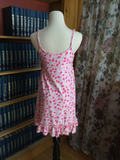 Flannel Pink Roses Soft Chemise