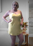 Sunrise Buttercup Yellow Silky Chemise