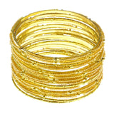 Mi Amore Multiple-Bracelets Gold-Tone