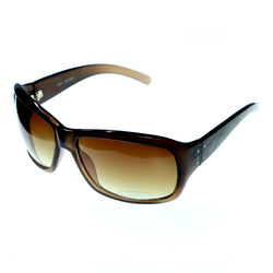 Brown Acrylic Goggle-Sunglasses #3920
