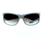 Mi Amore UV protection Oriental print Goggle-Sunglasses White Frame & Gray Lens