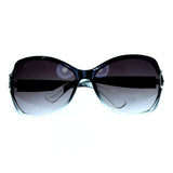 UV protection Oversize-Sunglasses Black & Purple Colored #3870