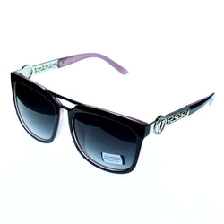 UV protection Shatter resistant Poly carbonated Oversize-Sunglasses With Logo Accents Black Color #3867