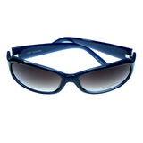Blue & Brown Colored Acrylic Sport-Sunglasses #3940