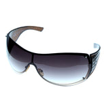 Brown & Purple Colored Acrylic Goggle-Sunglasses #3921