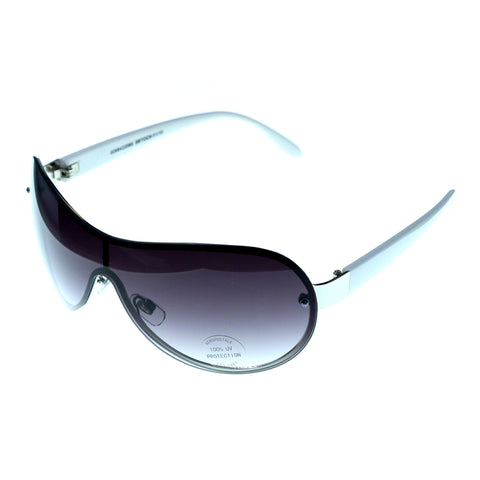 UV protection Goggle-Sunglasses White & Purple Colored #3931