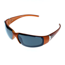 Orange & Green Colored Acrylic Sport-Sunglasses With Logo Accents #3922