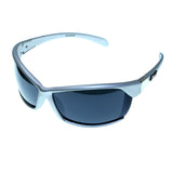 Silver-Tone & Green Colored Acrylic Sport-Sunglasses With Logo Accents #3928