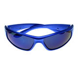 Blue & Purple Colored Acrylic Sport-Sunglasses With Logo Accents #3924