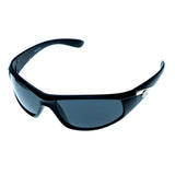 Black & Gray Colored Acrylic Sport-Sunglasses With Logo Accents #3924
