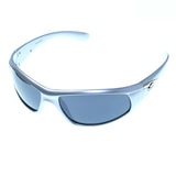 Silver-Tone & Green Colored Acrylic Sport-Sunglasses With Logo Accents #3924