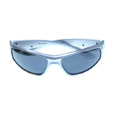 Silver-Tone & Green Colored Acrylic Sport-Sunglasses With Logo Accents #3924