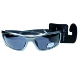 Mi Amore UV protection Shatter resistant Sport-Sunglasses Silver-Tone & Black