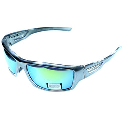 Mi Amore UV protection Shatter resistant Sport-Sunglasses Silver-Tone & Multicolor