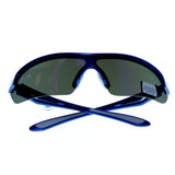 Mi Amore UV protection Shatter resistant Poly Carbonate Wrap-Sunglasses Two-Tone & Blue