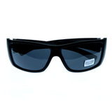 Mi Amore UV protection Shatter Resistant Poly carbonate Sport-Sunglasses Black Frame & Gray Lens