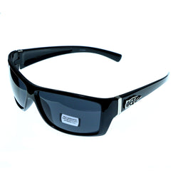 Mi Amore UV protection Shatter Resistant Poly carbonate Sport-Sunglasses Black Frame & Gray Lens