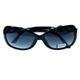 Mi Amore UV protection Shatter Resistant Poly carbonate Goggle-Sunglasses Black Frame & Black Lens