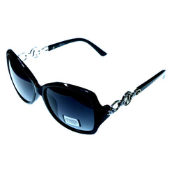 Mi Amore UV protection Shatter resistant Poly Carbonate Goggle-Sunglasses Black Frame & Black Lens