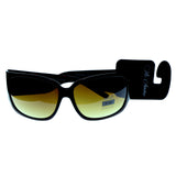 Mi Amore UV protection Love print design Goggle-Sunglasses Brown Frame & Brown Lens