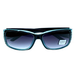 Mi Amore UV protection Shatter Resistant Poly carbonate Goggle-Sunglasses Blue Frame & Black Lens