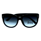 Mi Amore UV protection Shatter resistant Vintage Style Sunglasses Black Frame & Black Lens